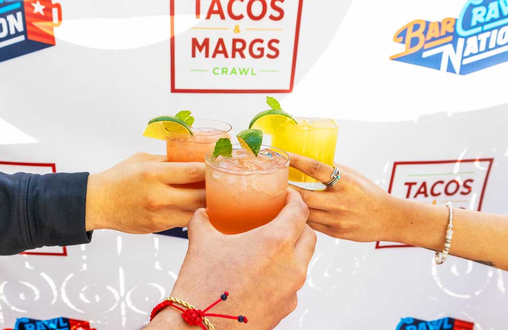 Bar Crawl Nation Seattle Tacos & Margs Crawl® May 4+5, 2024